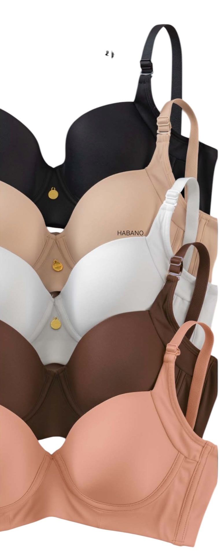 Brasier de realce suave y cubrimiento alto en sisa y espalda Ref: 011970