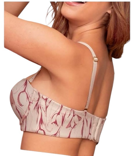Brasier strapless con control fuerte de espalda Ref:011654