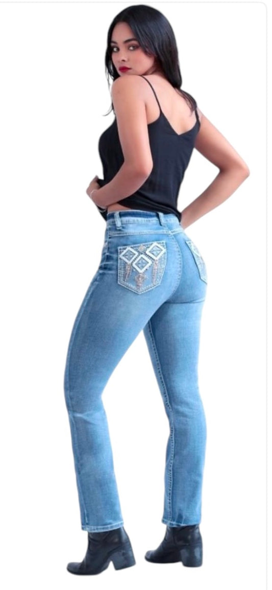 Jeans vaqueros bota recta Ref:373