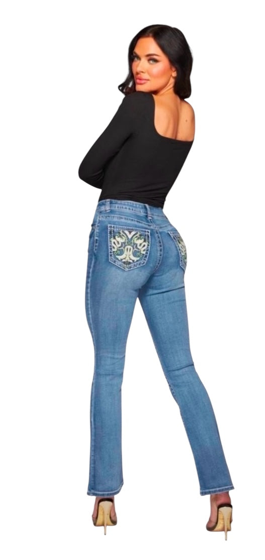Jeans vaquero bota recta Ref:433