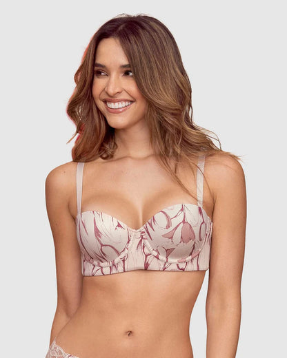 Brasier strapless con control fuerte de espalda  Ref:011654